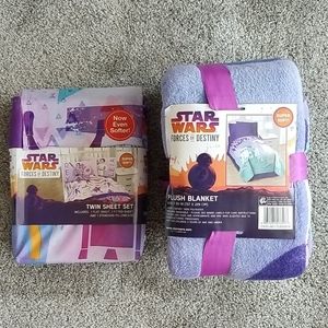 ~Star Wars~ NWT Twin Bedding Set & Blanket